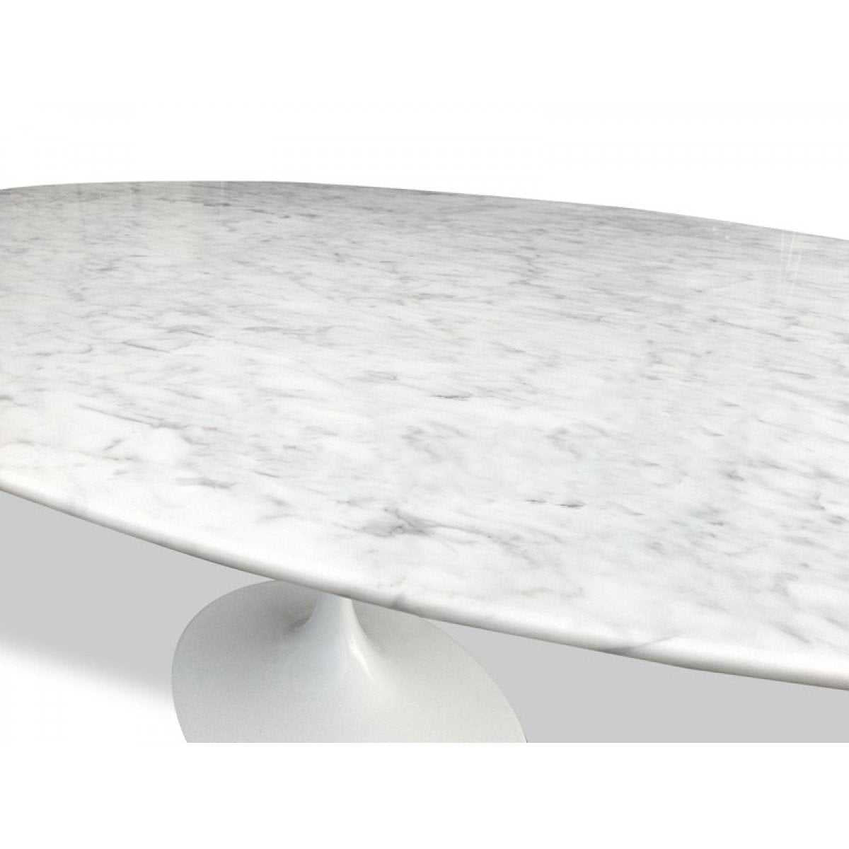 Oval 2m Marble Dining Table