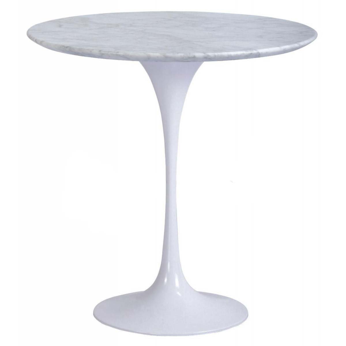 Table 50cm - Marble Top - Aluminium