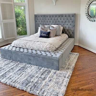 Meriana Luxurious Tufted Bed Frame